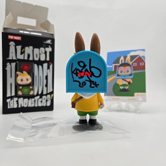 POPMART Hand Signed (11 Mailbox) PTS Beijing by Artist Kasing Lung