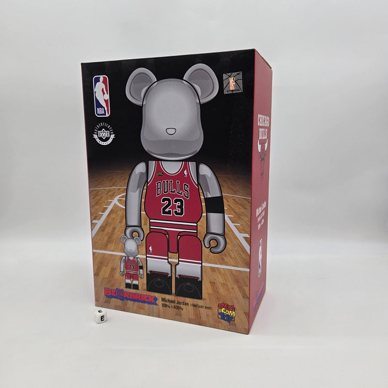 Bearbrick Michael Jordan 1998 Last Shot 100% & 400% Set, by Medicom