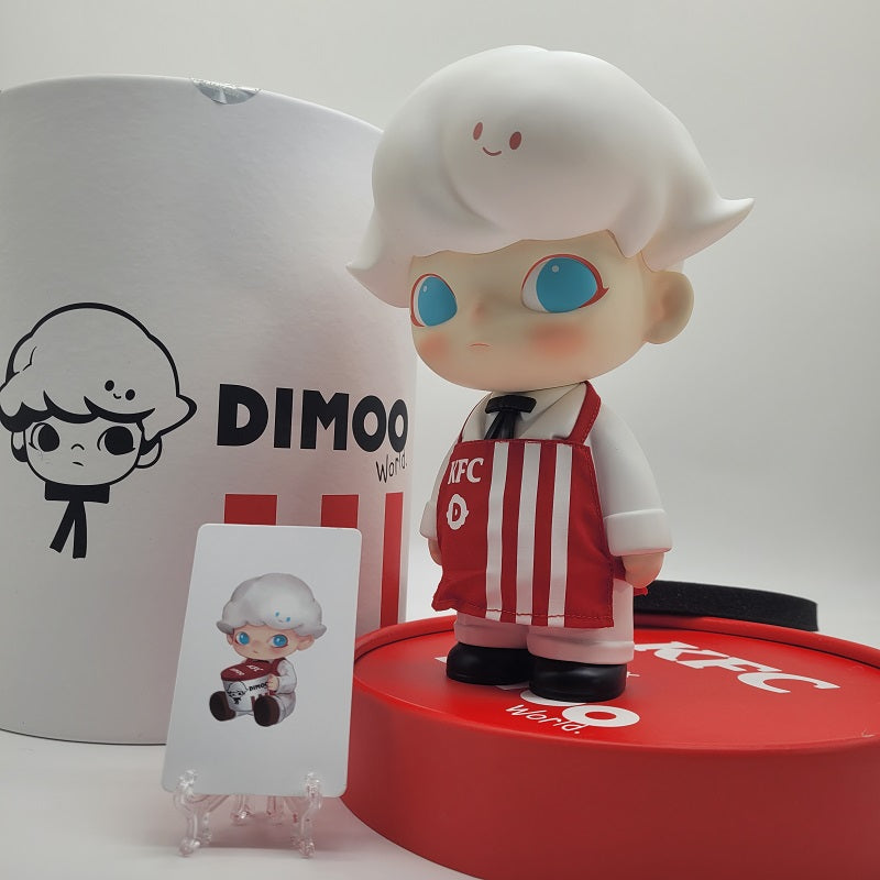 POPMART Dimoo KFC MEGA 400% Colonel Sanders 9" Figure, COA, Limited Ed 500, NEW