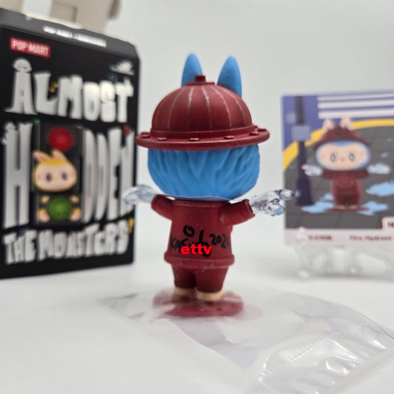 POPMART Hand Signed (#4 Fire Hydrant) PTS Beijing by Artist Kasing Lung