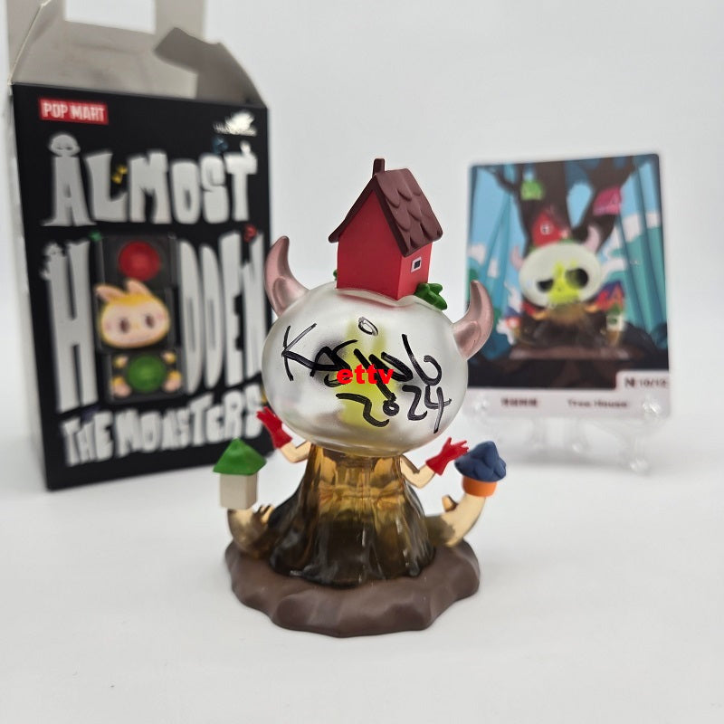 POPMART Hand Signed (#5 Tree House) PTS Beijing by Artist Kasing Lung