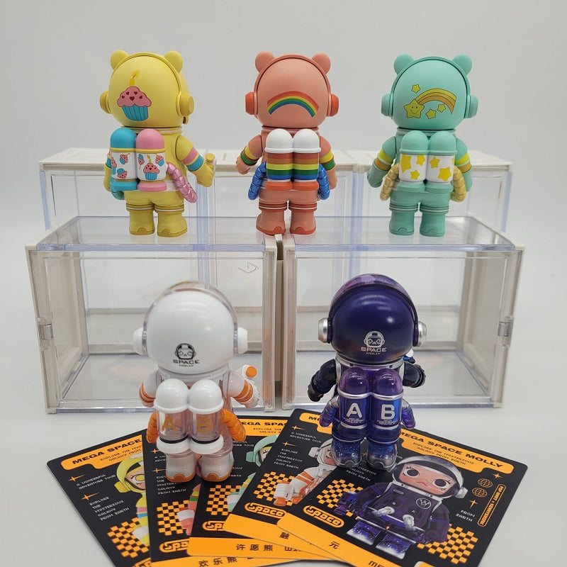 POPMART MEGA Space Molly 100% Series 2 A+B (All 5 Secret Edition) 5pc