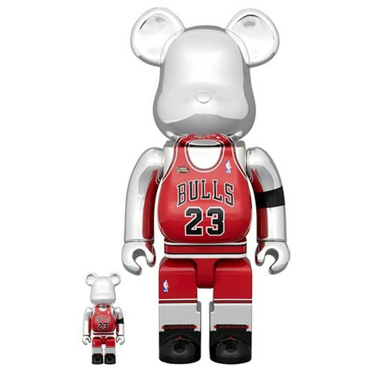 Bearbrick Michael Jordan 1998 Last Shot 100% & 400% Set, by Medicom