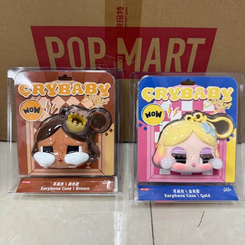 POPMART CRYBABY Shiny Shiny Earphone Case