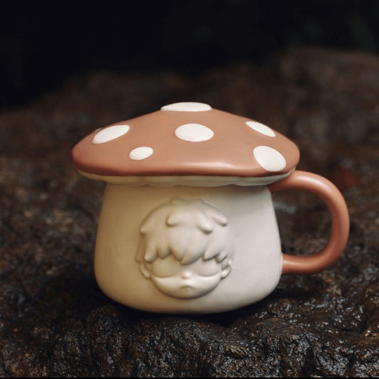 POPMART Hirono Living Wild Ceramic Mushroom Cup, NEW
