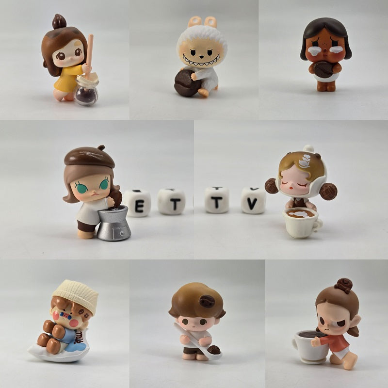 POPMART POPBEAN Coffee Factory Blind Bag Complete Set (7pc + 1 Secret)