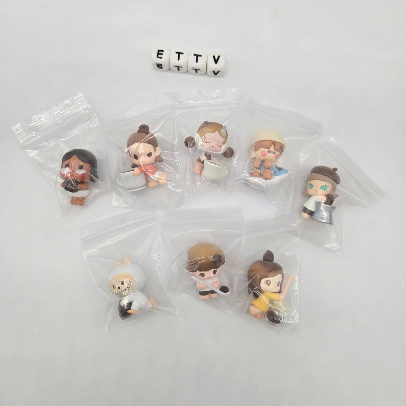 POPMART POPBEAN Coffee Factory Blind Bag Complete Set (7pc + 1 Secret)