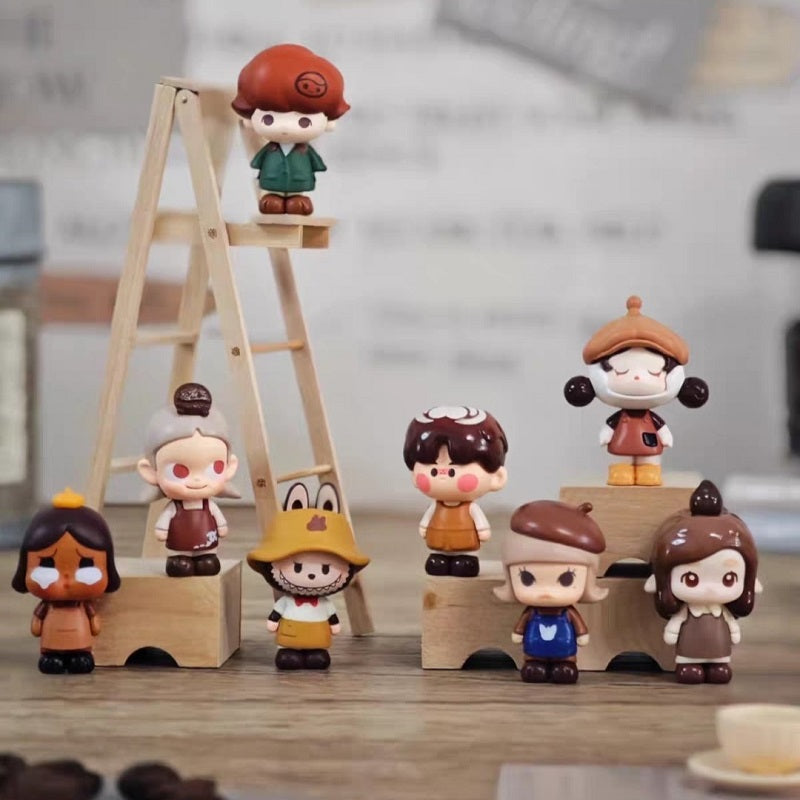 POPMART POPBEAN Coffee Factory Mini Figure Complete Set (8pc) – NEW