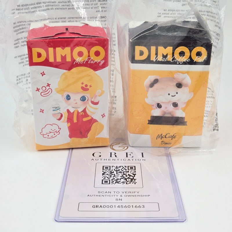 POPMART DIMOO x McDonald's China Exclusive Complete Limited Edition Figure Set