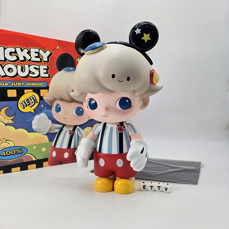 POPMART MEGA Just Dimoo 400% Mickey Mouse, NEW