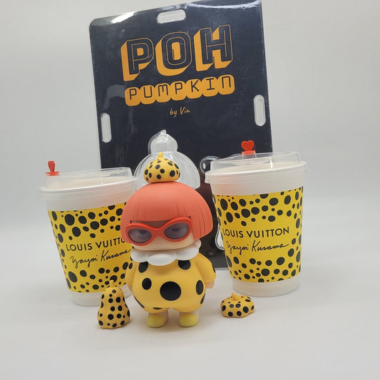 ETTV Collector Set: POH Pumpkin Figure & Vuitton Kusama Paper Cups (NEW)
