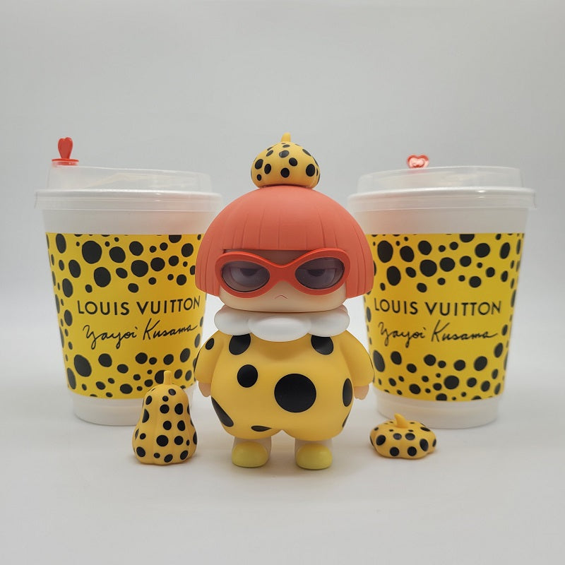 ETTV Collector Set: POH Pumpkin Figure & Vuitton Kusama Paper Cups (NEW)