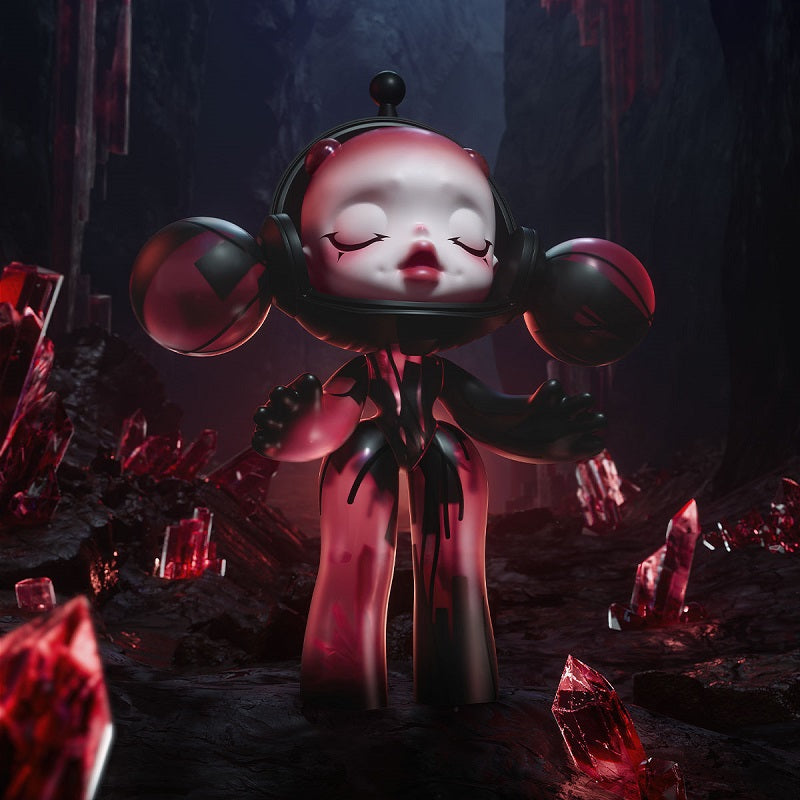 POPMART MEGA α SKULLPANDA 400% Red Crystal, NEW