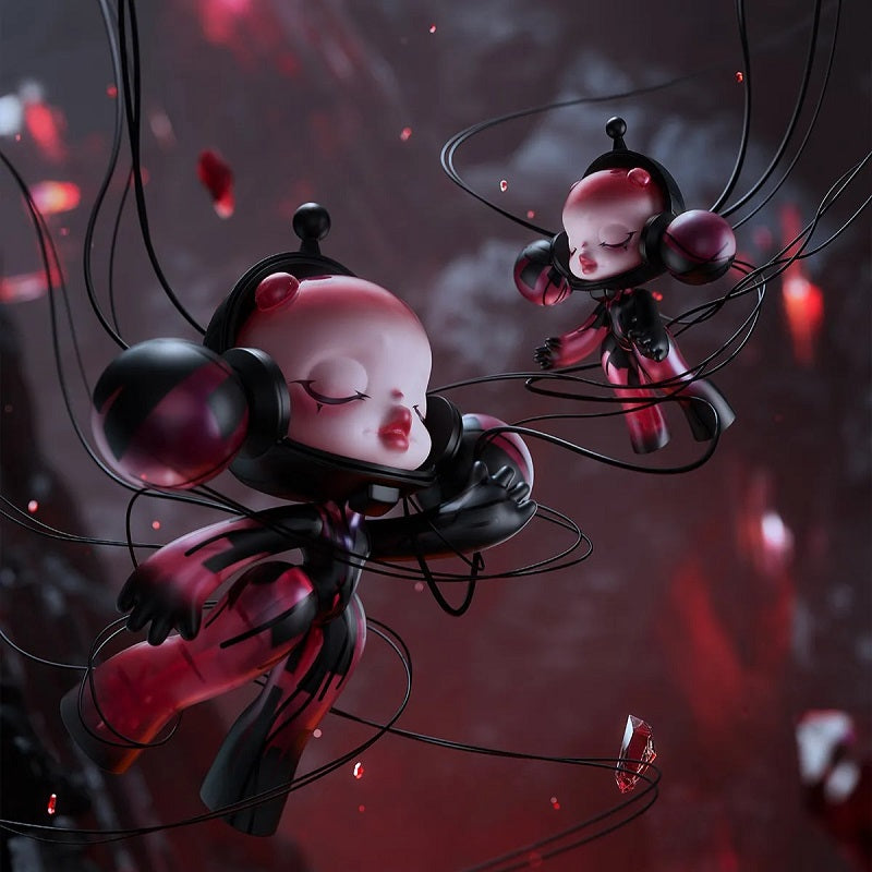 POPMART MEGA α SKULLPANDA 400% Red Crystal, NEW