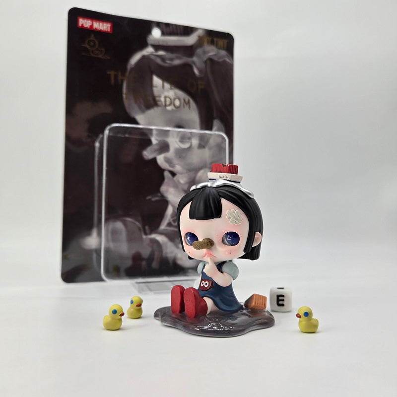 POPMART TinyTiny The Lie of Freedom Blister Pack (PTS Beijing) Signed + Sketch