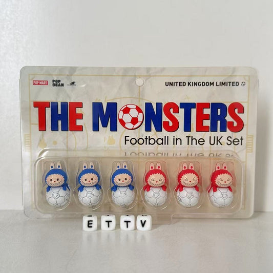POPMART POPBEAN Labubu The Monsters Football in The UK Set (UK Exclusive) NEW