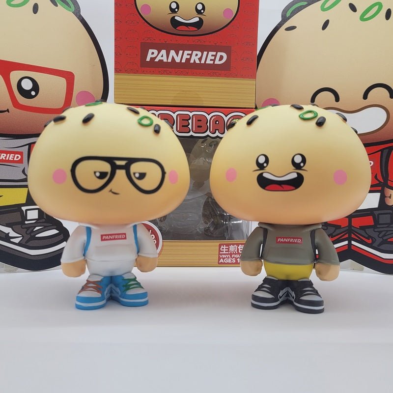 HYPEBAO Dcon Exclusive & Travis Edition 5.5" Vinyl Figures with Large Promo Display (2pc) NEW