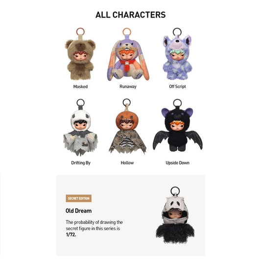 POP MART Hirono After Dark Series Plush Doll Pendant