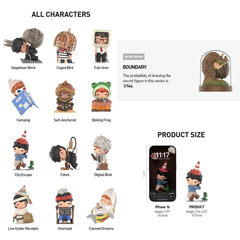 POPMART Hirono Tamed Wildgrass Series 2026 Secret "Secret Boundary" - NEW