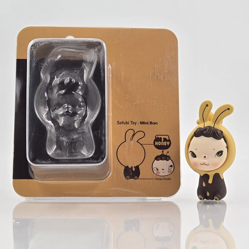 SOOYA Honey Bee Mini Ban Blister Pack Sofubi Figure Taipei 2026 w/ COA