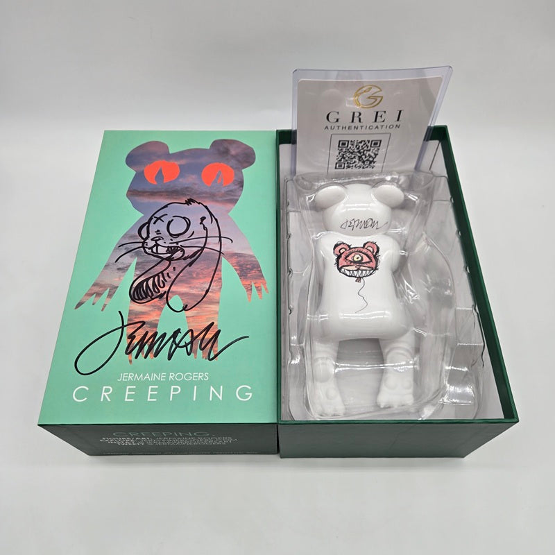 Jermaine Rogers Creeping Unpainted Variant Signed & Remarque Vinyl Figure w/ COA