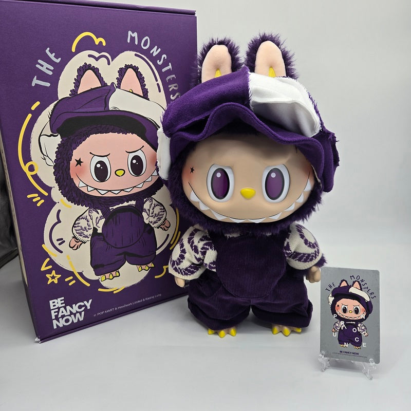 POPMART LABUBU Pronounce Be Fancy Now 400% Vinyl Plush Doll Limited Edition, NEW