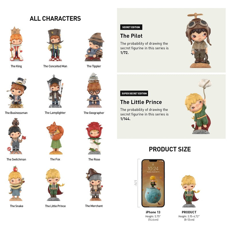 POPMART Hirono Le Petit Prince (14 Super Secret Little Prince) 1pc NEW