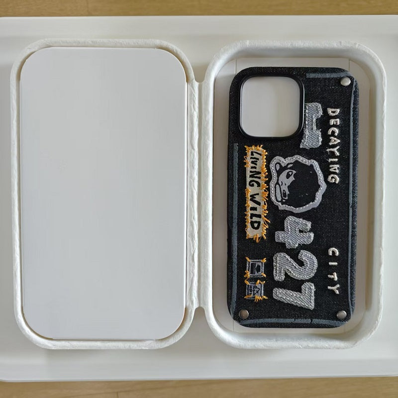 POPMART Hirono Living Wild Plate iPhone 16 Phone Case, NEW