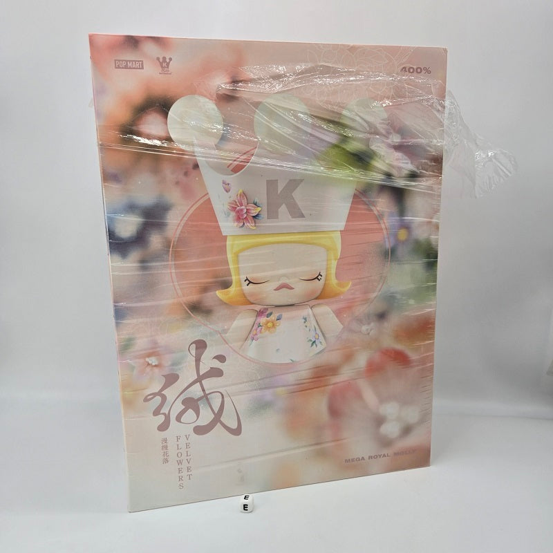POPMART MEGA ROYAL MOLLY 400% Velvet Flowers (ICONSIAM) Sketch + Signed
