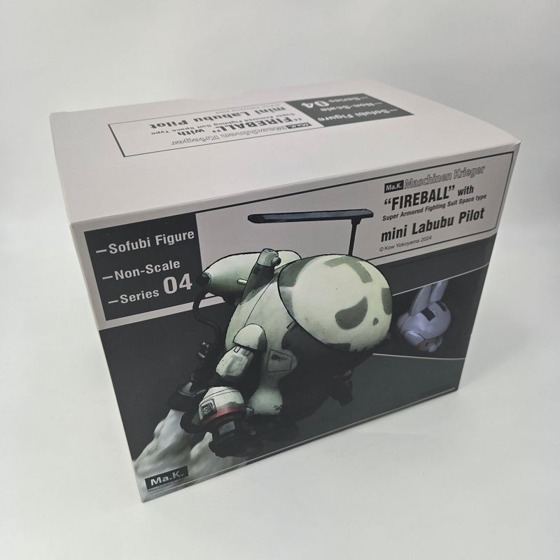 How2work DCON 2024 Labubu Pilot Ma.K. Maschinen Krieger Fireball Sofubi Figure (Signed by Kasing Lung 2x)