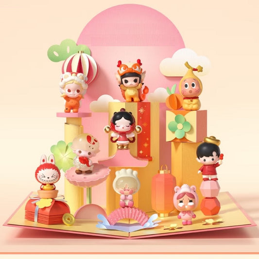 POPMART POPBEAN Happy New Year MAMAFUFU Series