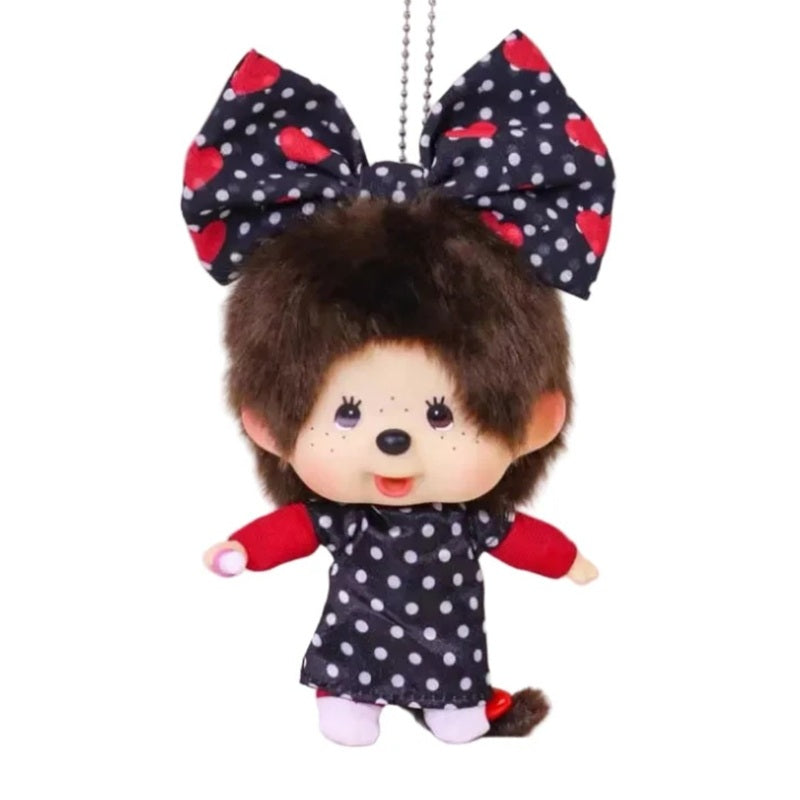 Sekiguchi Monchhichi Bighead Poka Dots Plush – New, Sealed