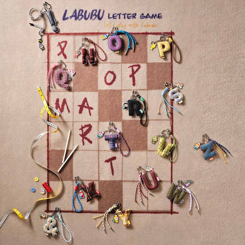 POP MART Labubu THE MONSTERS Pin for Love Letter Pendant (N-Z), NEW