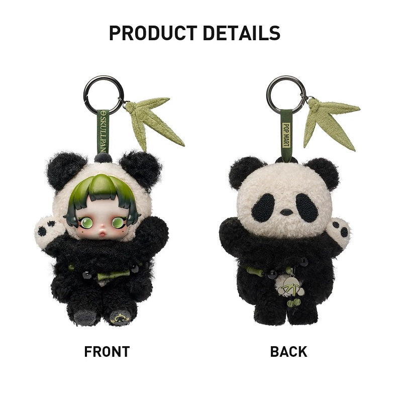 POPMART SKULLPANDA Lazy Panda Plush Doll Pendant, NEW