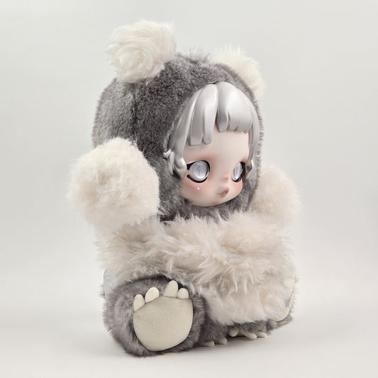 POPMART SKULLPANDA Punk Panda Plush Doll 30cm Limited Edition