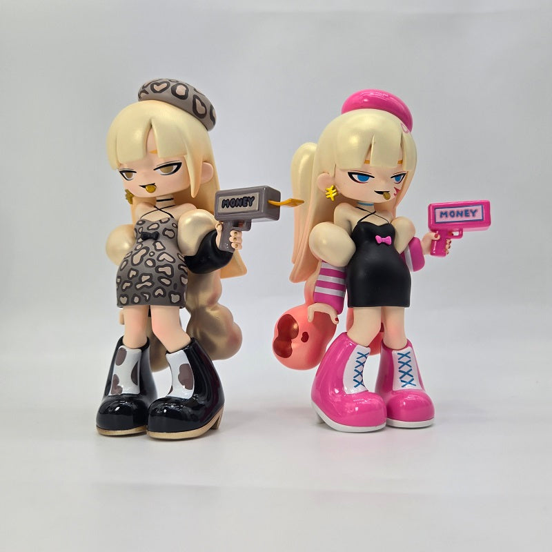 TOPTOY 6" Yandere Girl Remove the Label (Money Queen, Secret Color, 2pc Set) NEW