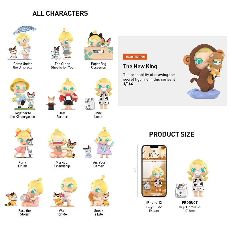 POPMART Baby Molly & Baby Tabby Series 2025 Secret "New King" - NEW