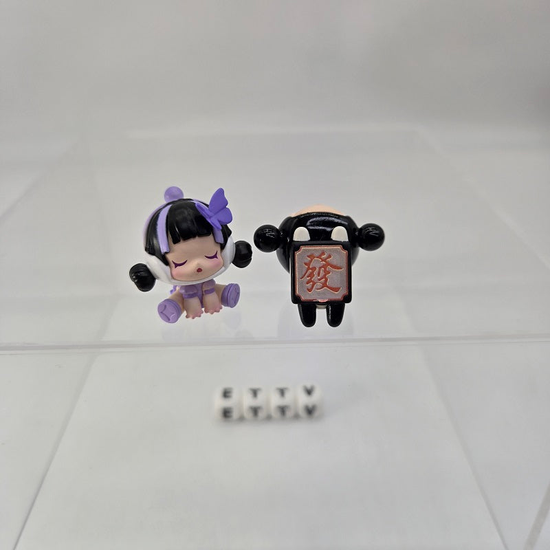POPMART POPBEAN Skullpanda – Chengdu Mahjong & Shanghai Miss Butterfly (2pc, NEW)