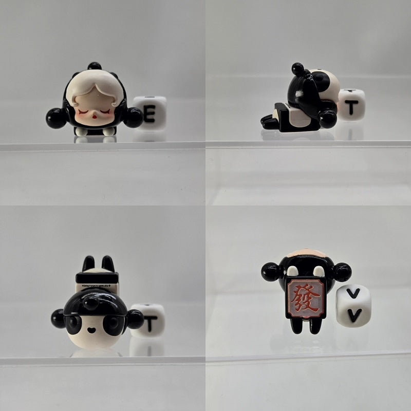 POPMART POPBEAN Skullpanda – Chengdu Mahjong & Shanghai Miss Butterfly (2pc, NEW)