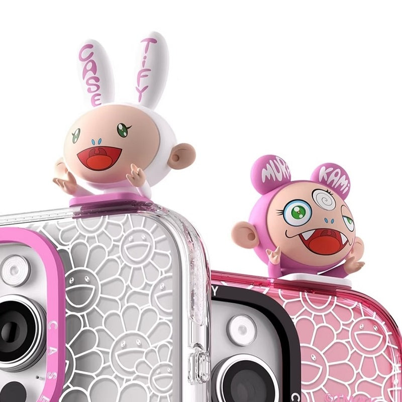 Takashi Murakami x CASETiFY KAIKAI and KIKI Phone Cas Dangler 4-IN-1 SET