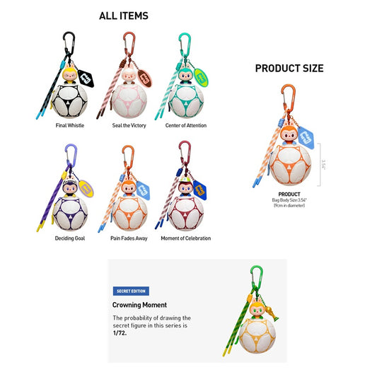 POP MART THE MONSTERS × FIFA Series Labubu Mini Bag Blind Box