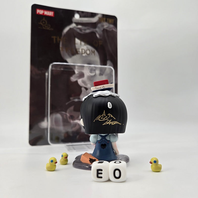 POPMART TinyTiny The Lie of Freedom Blister Pack (PTS Beijing) Signed + Sketch