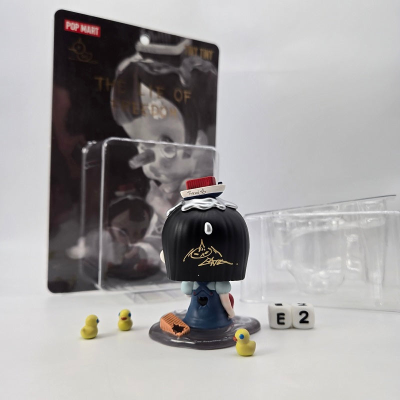 POPMART TinyTiny The Lie of Freedom Blister Pack (PTS Beijing) Signed + Sketch