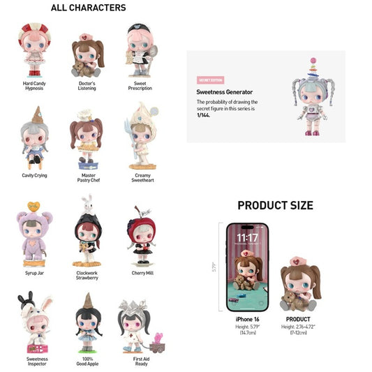 POP MART TinyTiny Act I Sugar Therapy Room Series Figures