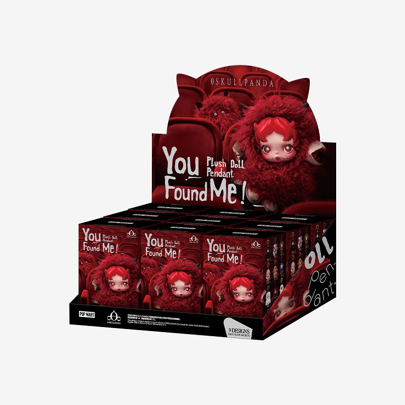 POP MART Skullpanda You Found Me Series Plush Doll Pendant Blind Box