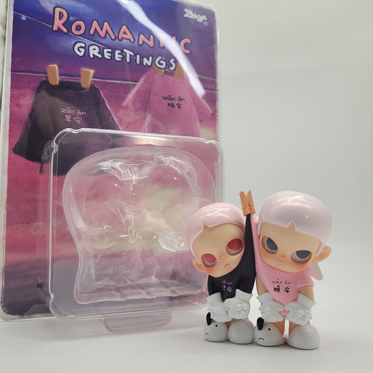 POPMART Zsiga Romantic Greetings Hang Tag Figure, NEW