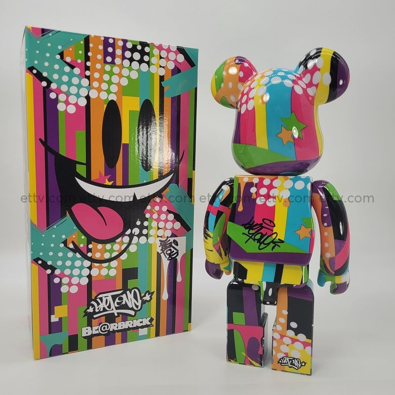 Bearbrick Sket One Medicom Designercon Dcon 2022 Signed By Sket One Be@Rbrick Designer Toys