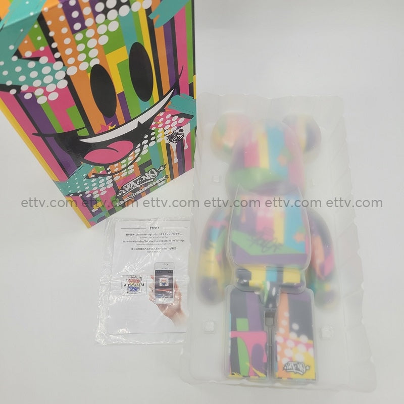 Bearbrick Sket One Medicom Designercon Dcon 2022 Signed By Sket One Be@Rbrick Designer Toys