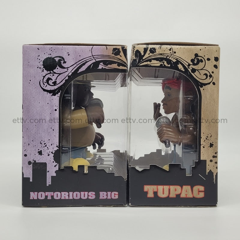 Ettv 2011 Funko Pop Urban Vinyl Notorious Big And Tupac Figures (Set Of 2) Designer Toys