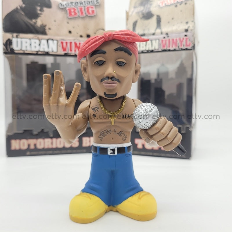 Ettv 2011 Funko Pop Urban Vinyl Notorious Big And Tupac Figures (Set Of 2) Designer Toys